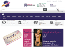 Tablet Screenshot of italiasexyshop.net